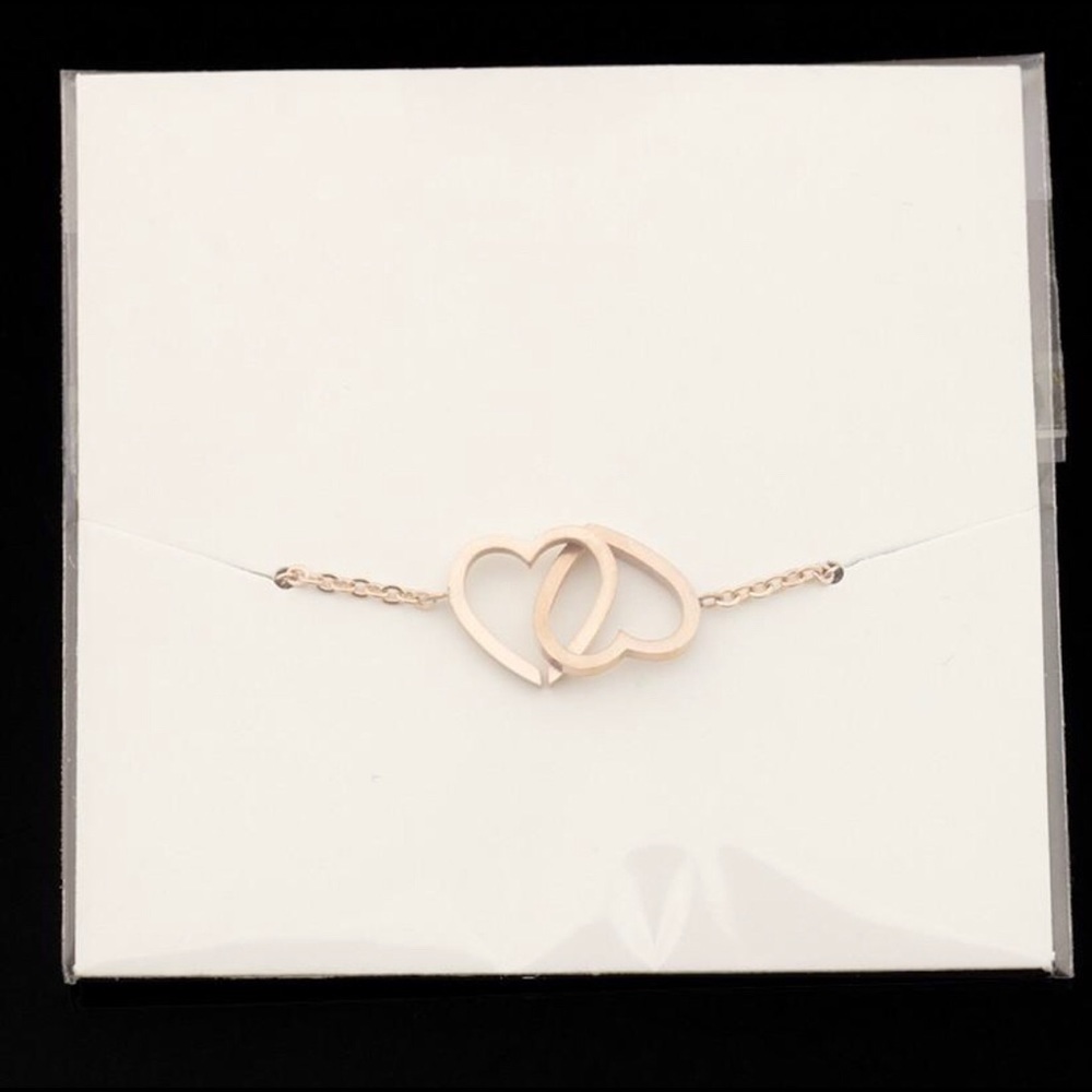 Double Heart Bracelet